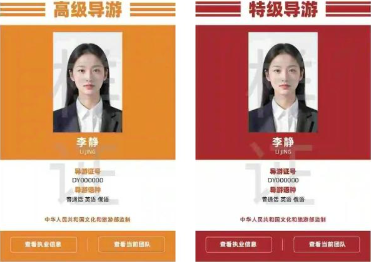 2025版电子导游证及导游身份标识卡