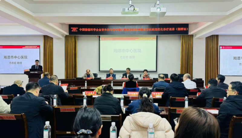 赋能血管诊疗 顶尖专家齐聚湘潭市中