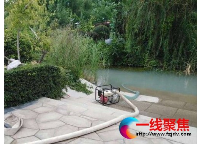 小小抽水泵 绿地浇水大作用
