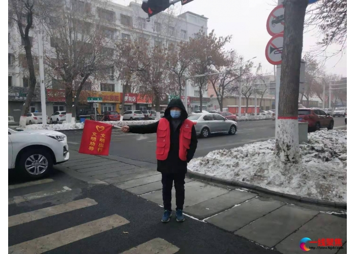 志愿服务在一线   文明和谐好风尚