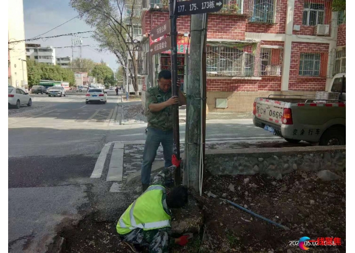 检修市政设施 提升城市形象