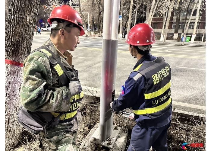 加强假期巡视检修    路灯维修加速度 