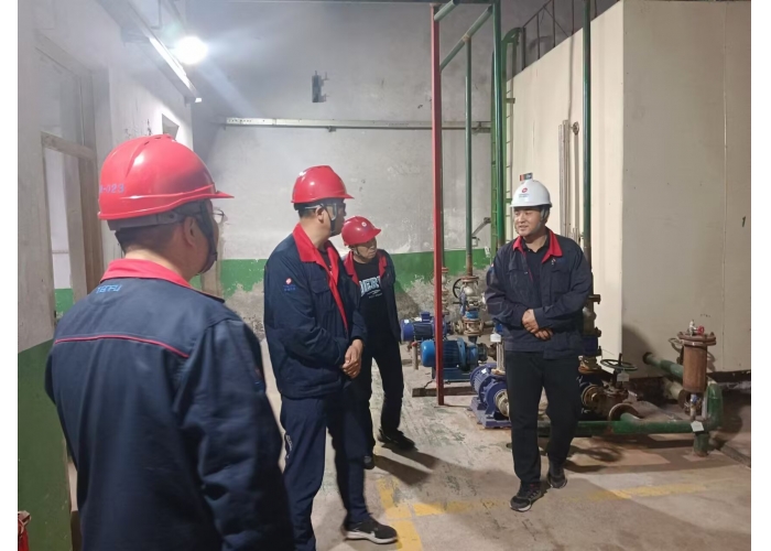 <b>中新建电力集团天富能源水热产业开展安全生产自查、互检，拧紧“安全阀”</b>