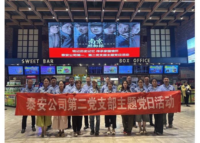 城投集团泰安公司第二党支部开展“